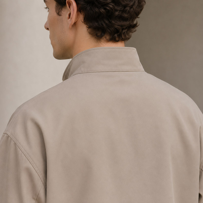 Detail image of jacket lining