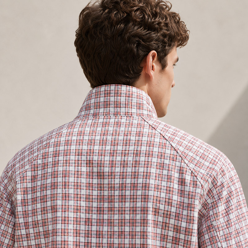 Detail image of jacket lining