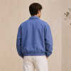 Custom Zip Up Jackets in Blue Plaid Fabric