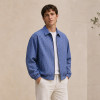 Custom Zip Up Jackets in Blue Plaid Fabric