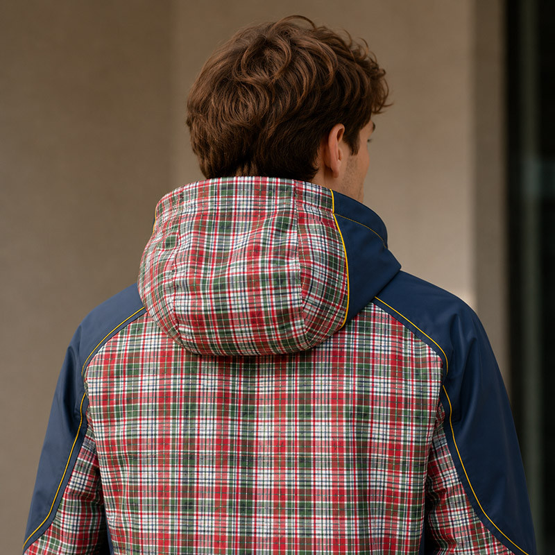 Detail image of jacket lining