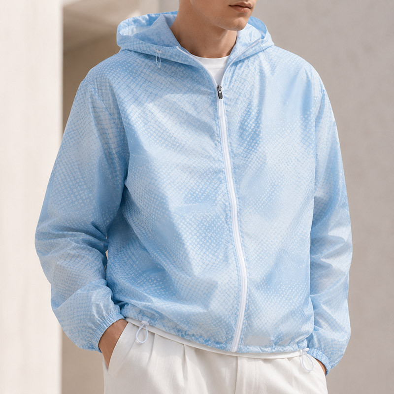 Green retro jacket model display