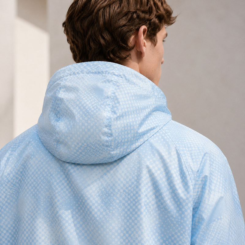 Detail image of jacket lining