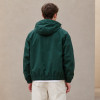 Custom Windbreaker Jacket in Dark Green Nylon