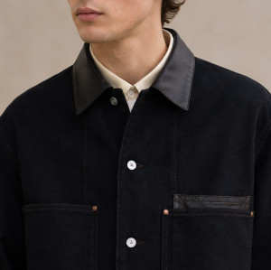 Custom Work Jacket in Camel Brushed Twill