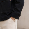 Custom Work Jacket in Camel Brushed Twill