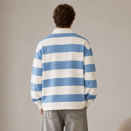Customized Polo T Shirts Manufacturer | Blue Rugby Shirt