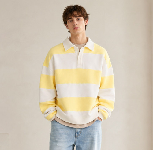 Customized Polo T Shirts Manufacturer | Yellow Rugby Shirt