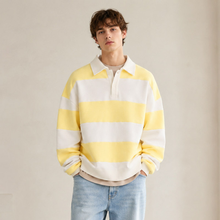 Customized Polo T Shirts Manufacturer | Yellow Rugby Shirt