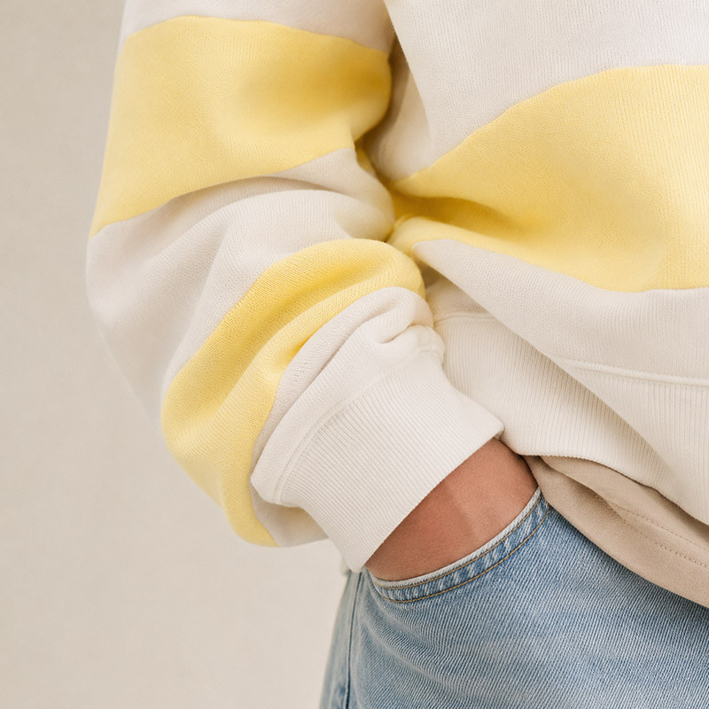 Detail image of jacket lining