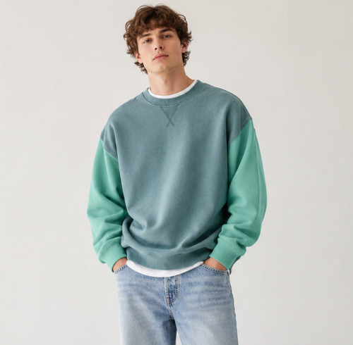 Custom Hoodies and Sweatshirts | Colorblock Crewneck