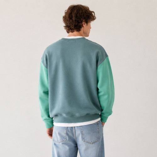 Custom Hoodies and Sweatshirts | Colorblock Crewneck