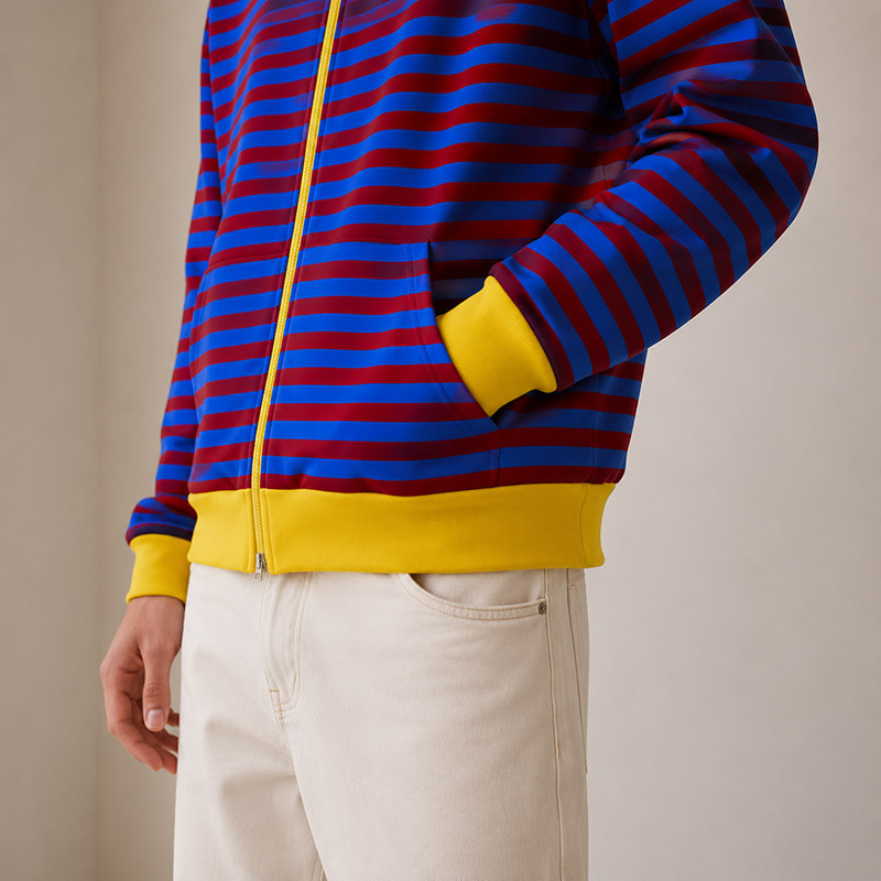 Detail image of jacket lining