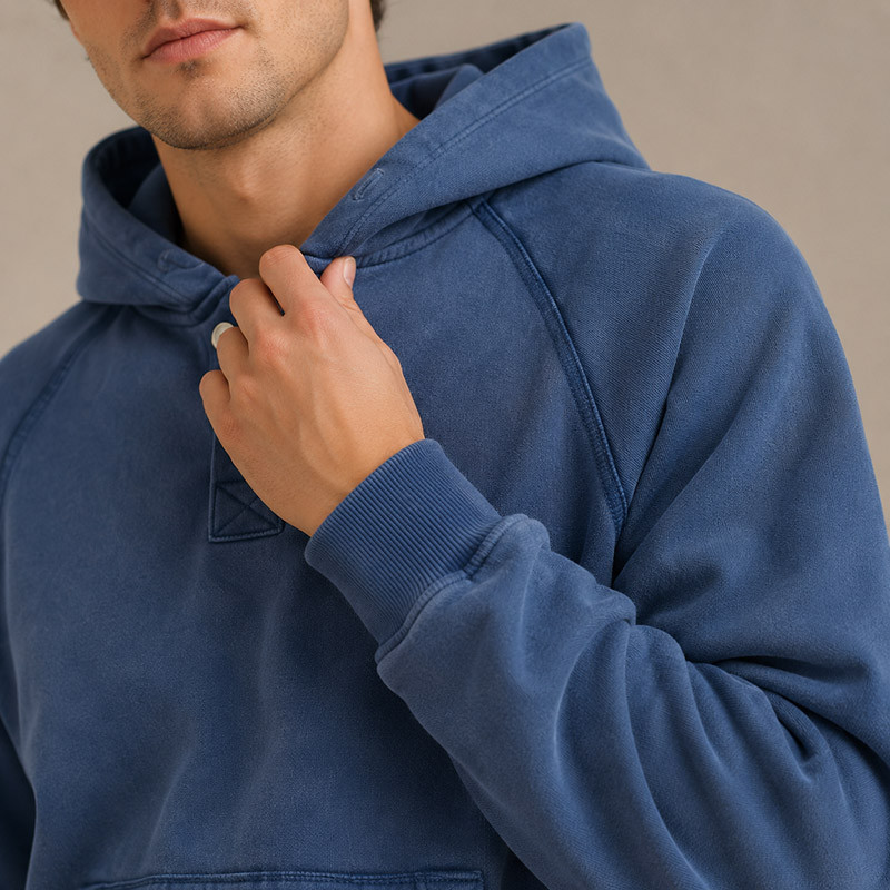 Green retro jacket model display