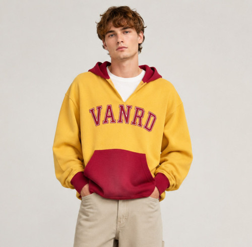 Custom Made Hoodies Manufacturer | Colorblock Graphic