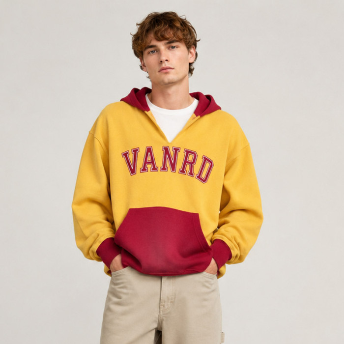Custom Made Hoodies Manufacturer | Colorblock Graphic