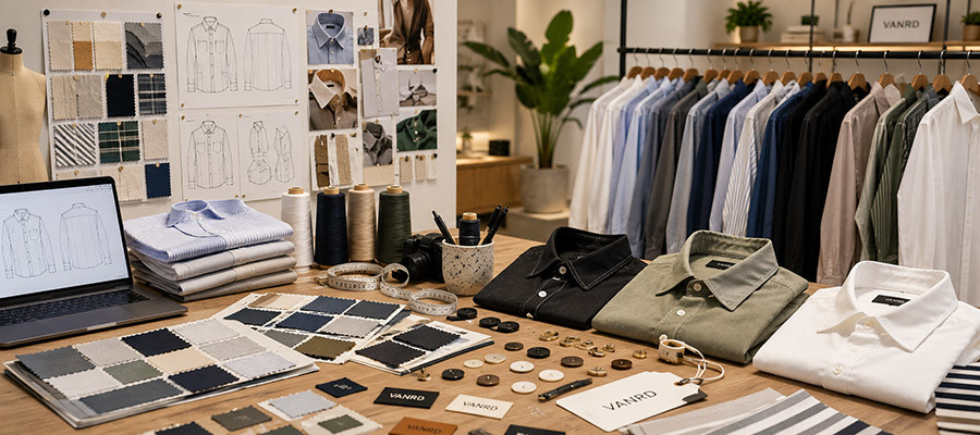 Custom Shirts design customization options by VANRD