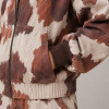 Custom Cow Print Zip Hoodie and Shorts Tracksuit Set