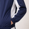 Custom Navy Color Block Stand Collar Tracksuit Set Nylon
