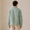 Custom Jacquard Work Jacket OEM Embroidered Button-Up Shirt