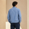 Custom Denim Shirt Jacket OEM Private Label Men Zip-Up