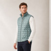 Custom Quilted Vest OEM Sage Green Lightweight Puffer