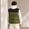 Custom Puffer Vest OEM Colorblock Down Alternative Zip-Up
