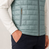 Custom Quilted Vest OEM Sage Green Lightweight Puffer