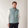 Custom Quilted Vest OEM Sage Green Lightweight Puffer