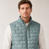 Custom Quilted Vest OEM Sage Green Lightweight Puffer