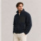 Custom Sherpa Jacket OEM Navy Blue Black Contrast Pocket Zip