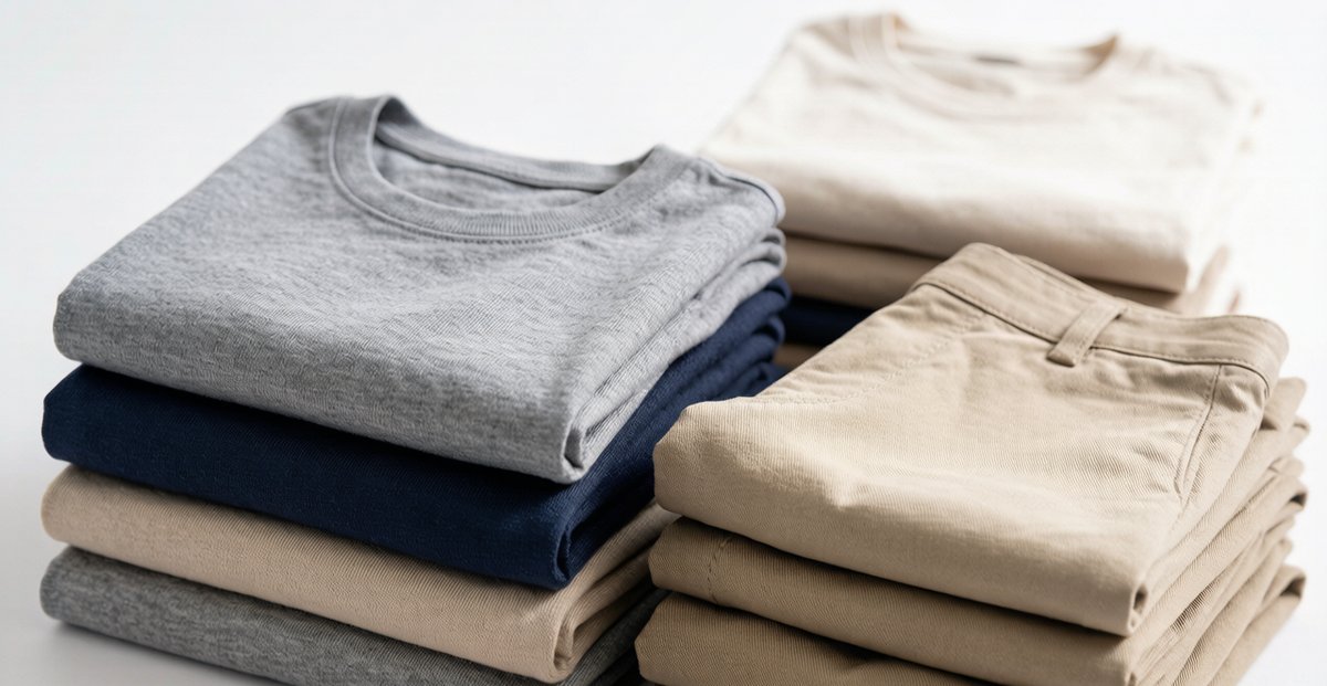 Finished custom apparel showing consistent color across production batch