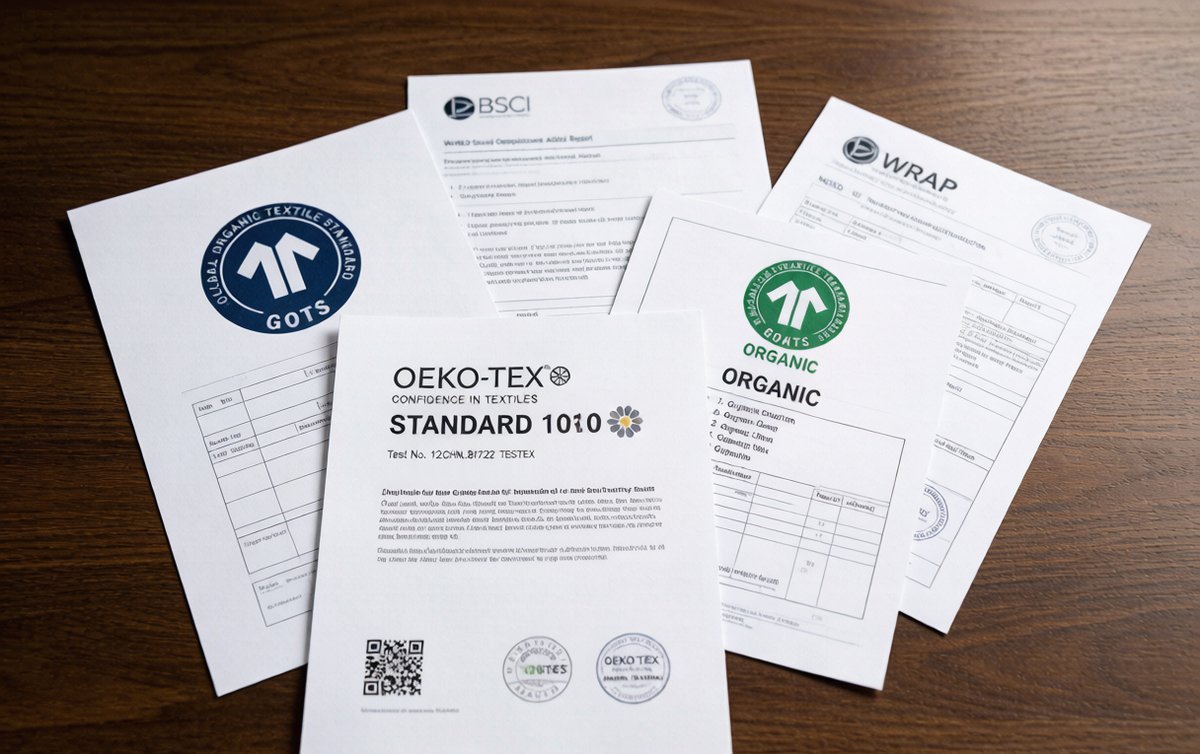 textile certification documents