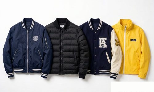 Custom Outerwear Manufacturing: Bomber vs Puffer vs Varsity vs Rain Jackets