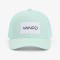 Custom Embroidered Baseball Cap With Red & Blue Logo Patch