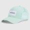 Custom Embroidered Baseball Cap With Red & Blue Logo Patch