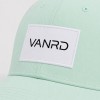 Custom Embroidered Baseball Cap With Red & Blue Logo Patch