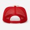 Custom Blue Baseball Cap With White Logo Embroidery