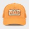 Custom Black Trucker Hat With Yellow Logo & Mesh Back