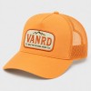 Custom Black Trucker Hat With Yellow Logo & Mesh Back