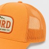 Custom Black Trucker Hat With Yellow Logo & Mesh Back