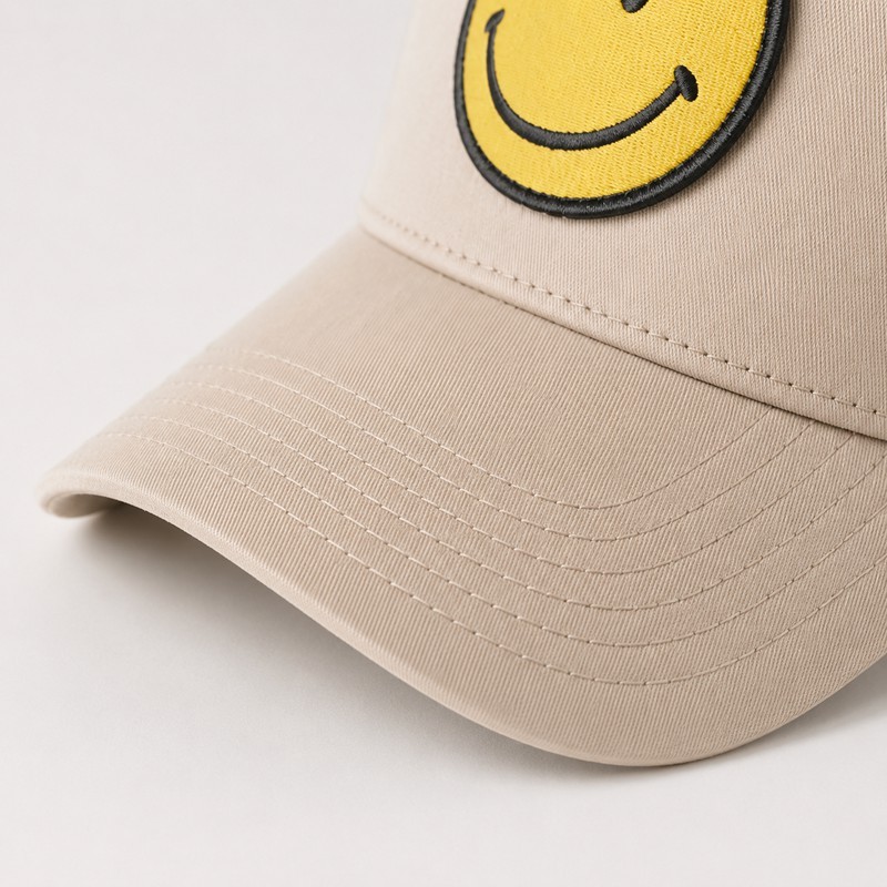 Custom Printed Trucker Hat Khaki