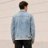 Custom Light Wash Denim Trucker Jacket