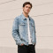 Custom Light Wash Denim Trucker Jacket