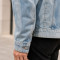 Custom Light Wash Denim Trucker Jacket