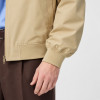 Custom Khaki Harrington Jacket With Stand Collar