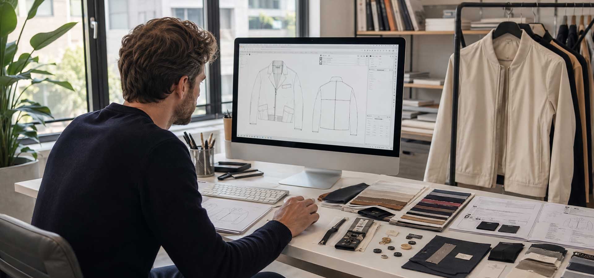 professional apparel tech pack document and garment specification sheet for clothing manufacturing