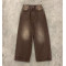 Custom Vintage Green Wash Baggy Fit Jeans