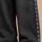 Custom Velvet Sweatpants With Pearl Logo Detail