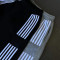 Custom Striped Track Pants With Logo Embroidery